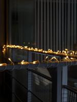 Mini LED kerstverlichting voor binnen 200 lampjes mat warm wit 42 meter - thumbnail