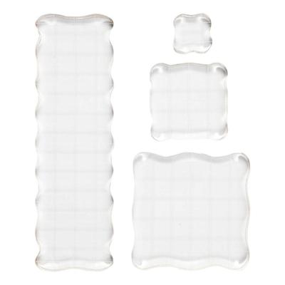 Creativ Company Stempelblok, afm 2,5x2,5+5x5+7,6x7,6+5x16,5 cm, dikte 1 cm, 4 stuk/ 1 doos Creativ Company Stempelblok, afm 2,5x2,5+5x5+7,6x7,6+5x16,5 cm, dikte 1 cm, 4 stuk/ 1 doos