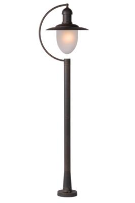 Lucide ARUBA - Lantaarnpaal - Ø 25 cm - 1xE27 - IP44 - Roest bruin Lucide ARUBA - Lantaarnpaal - Ø 25 cm - 1xE27 - IP44 - Roest bruin