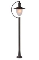 Lucide ARUBA - Lantaarnpaal - Ø 25 cm - 1xE27 - IP44 - Roest bruin - thumbnail