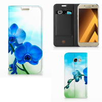 Samsung Galaxy A5 2017 Smart Cover Orchidee Blauw - Cadeau voor je Moeder - thumbnail