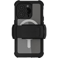 Ghostek Nautical Waterproof MagSafe Case + Belt Swivel Holster Apple iPhone 15 Pro Clear - thumbnail