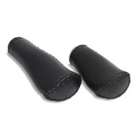 Selle Orient lederen handvatten set zwart 130/92 mm - thumbnail
