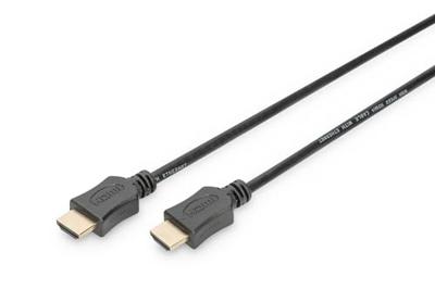 Digitus AK-330114-030-S HDMI-kabel HDMI Aansluitkabel HDMI-A-stekker, HDMI-A-stekker 3.00 m Zwart 4K UHD, Vergulde steekcontacten Digitus AK-330114-030-S HDMI-kabel HDMI Aansluitkabel HDMI-A-stekker, HDMI-A-stekker 3.00 m Zwart 4K UHD, Vergulde steekcontacten