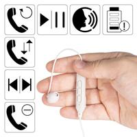 Thomson WEAR7009GR Bluetooth®-koptelefoon Piccolino In-ear Microfoon,ultralicht - thumbnail