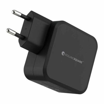 Rolling Square GaN Oplader 65w - USB en USB-C poort - Snelladen Rolling Square GaN Oplader 65w - USB en USB-C poort - Snelladen