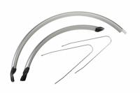 Falkx Spatbordenset cr20a 28 inch 60 mm kunststof grijs - thumbnail