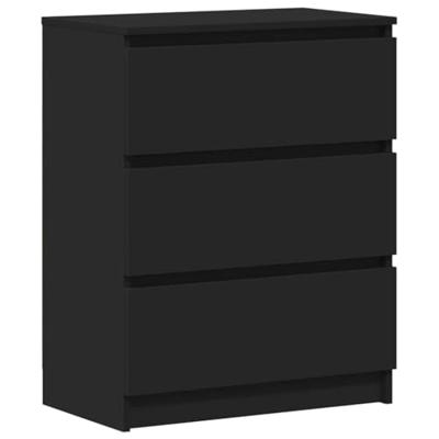 VidaXL Dressoir 60x35x76 cm bewerkt hout zwart