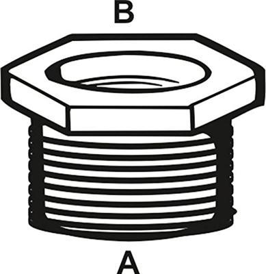 Cornat Messing/Ms Verloopstuk Vm 1 1/4X3/4 - T396306 Cornat Messing/Ms Verloopstuk Vm 1 1/4X3/4 - T396306