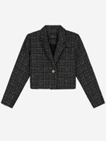 Nik&Nik Meisjes blazer - Tasmin - Zwart - thumbnail