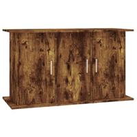 Aquariumstandaard 101x41x58 cm bewerkt hout gerookt eikenkleur - thumbnail