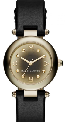 Horlogeband Marc by Marc Jacobs MJ1467 Leder Zwart 14mm