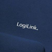 LogiLink ID0027B Muismat met polssteun Ergonomisch Blauw - thumbnail