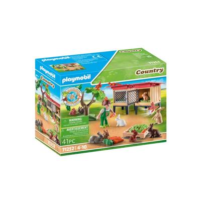 Playmobil - 71252 - land de boerderij - kind met behuizing en konijnen Playmobil - 71252 - land de boerderij - kind met behuizing en konijnen