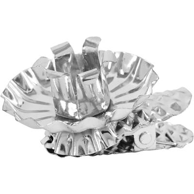 Creativ Company Kaarsenhouder om te klemmen, d 40 mm, verzilverd, 8 stuk/ 1 doos Creativ Company Kaarsenhouder om te klemmen, d 40 mm, verzilverd, 8 stuk/ 1 doos