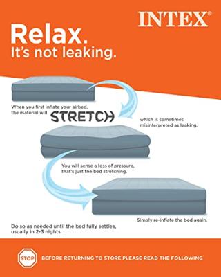 Intex dura-beam comfort luchtbed - eenpersoons - thumbnail