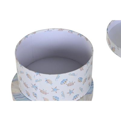 Set van opstapelbare opbergboxen DKD Home Decor Kinderen Multicolour Karton (37,5 x 37,5 x 18 cm) Set van opstapelbare opbergboxen DKD Home Decor Kinderen Multicolour Karton (37,5 x 37,5 x 18 cm)