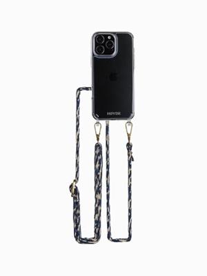 Høyde iPhone 16 Pro backcover - Telefoonhoes met koord - Beachy Blue Høyde iPhone 16 Pro backcover - Telefoonhoes met koord - Beachy Blue