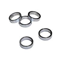 VWP balhoofdtussenring spacer alu 8mm 1" zilver p/5 - thumbnail