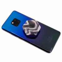 Edelstenen Sticker voor Telefoon Amethist Hexagon - thumbnail