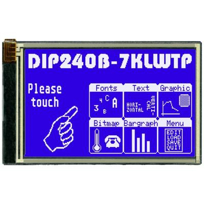 Display Elektronik Grafisch display Wit 240 x 128 Pixel (b x h x d) 113.00 x 70.00 x 11.8 mm