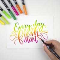 Tombow • brush pen abt dual brush pen 18x landscape colors - thumbnail