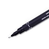 Uni Pin fineliner, ronde punt, 0,03 mm, zwart - thumbnail