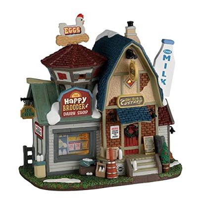 The Happy Brooder & Dairy Shop B/O Led Kerst - Lemax