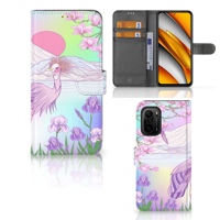 Poco F3 | Xiaomi Mi 11i | Telefoonhoesje | Met pasjeshouder | Bird - thumbnail