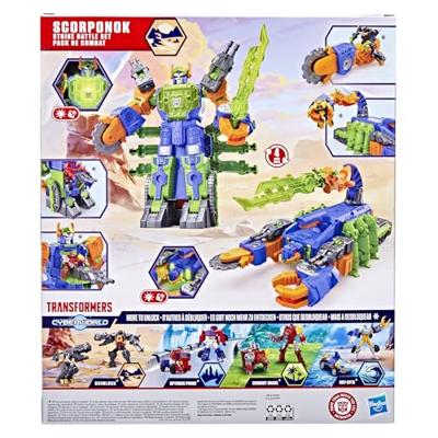 Transformers Scorponok Battle Pack, 51 cm converteerbaar figuur, Transformers CYBERWORLD, vanaf 6 jaar - thumbnail