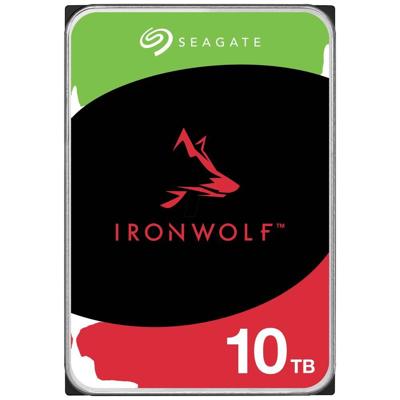 Seagate ironwolf, 10 tb harde schijf (st10000vn000, sata/600, 24/7)
