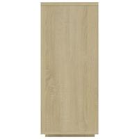 Dressoir 120x30x75 cm spaanplaat sonoma eikenkleurig - thumbnail