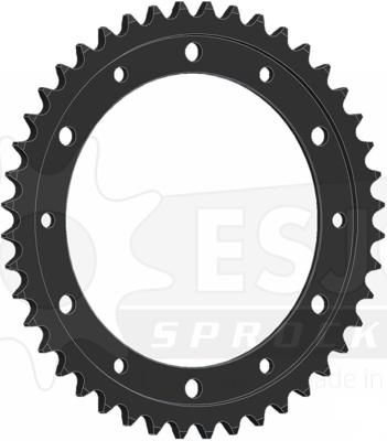 ESJOT Chain wheel 525 43z steel black