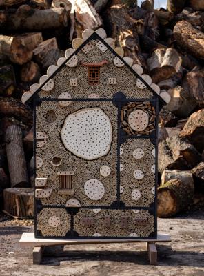 Insectenhotel de Hommel 20x100x160 cm Boomstijl - Boomstijl