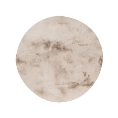 LABEL51 Vloerkleden Indy - Licht Taupe - Polyester - 200x200 cm - Rond