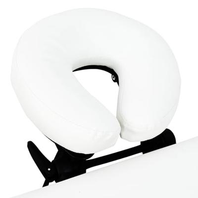 VidaXL Massagetafel inklapbaar met aluminium frame (vier delen / crèmewit)