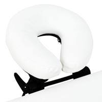 VidaXL Massagetafel inklapbaar met aluminium frame (vier delen / crèmewit) - thumbnail