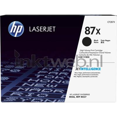 HP toner 87X, 18 000 pagina's, OEM CF287X, zwart