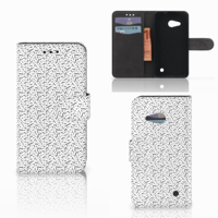 Microsoft Lumia 550 Telefoon Hoesje Stripes Dots - thumbnail