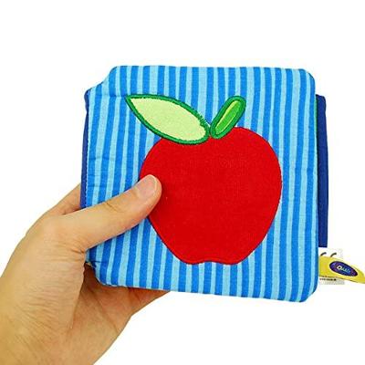 Goki stoffen boekje met rammelaar, knisperfolie en pieper