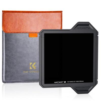 K&F Concept 100x100 ND1000 filter met frame (X-PRO Series) - vierkant grijsfilter met krasbestendig oppervlak