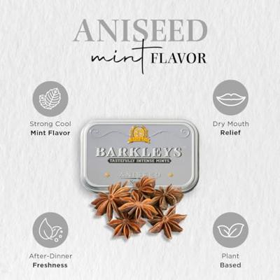 Barkleys Classic mints aniseed 50 Gram Barkleys Classic mints aniseed 50 Gram