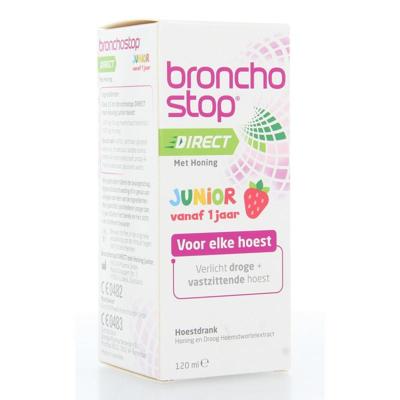 Bronchostop Direct met Honing Junior Hoestdrank Bronchostop Direct met Honing Junior Hoestdrank
