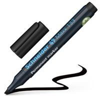 Viltstift schneider maxx 133 schuin 1-4mm zwart | 10 stuks - thumbnail