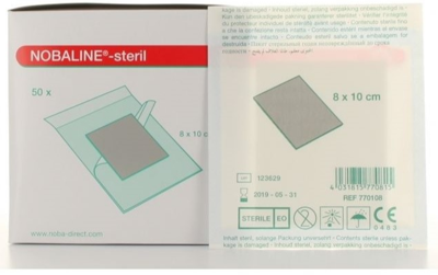 Nobaline Steriel Kompres 8x10 cm