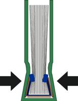 Bindomslagen Leitz impressBIND Blauw Transparant - thumbnail