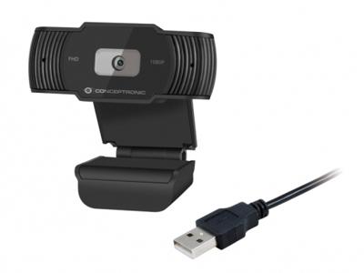 Conceptronic AMDIS04B webcam 1920 x 1080 Pixels USB 2.0 Zwart