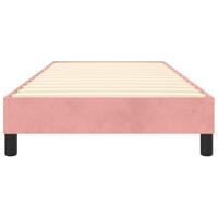 Bedframe fluweel roze 80x200 cm - thumbnail