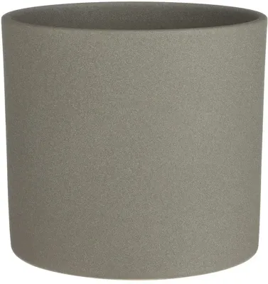 Mica Decorations bloempot Era rond 23x21.5cm zandgroen