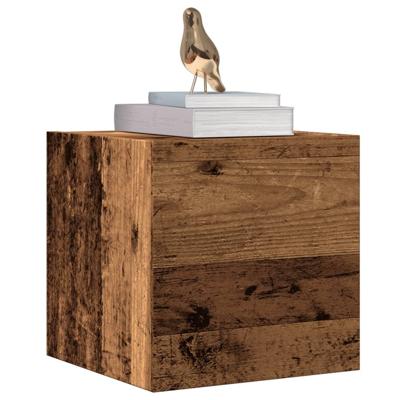 Tv-wandmeubel 30,5x30x30 cm oud houtkleurig Tv-wandmeubel 30,5x30x30 cm oud houtkleurig